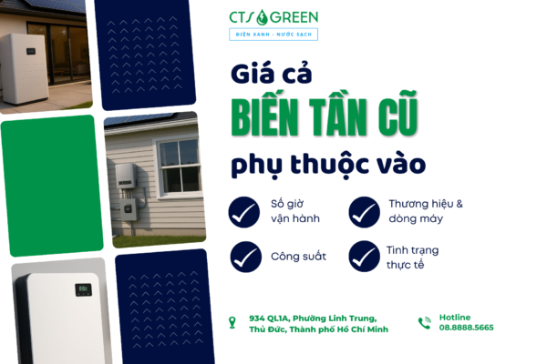 Yếu tố nào quyết định giá cả biến tần cũ năng lượng mặt trời?