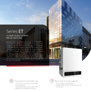 Bảng thông số kỹ thuật Datasheet dòng GoodWe ET 40kW 50kW 3 pha áp cao