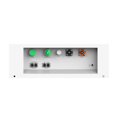 Bảng điều khiển BMS và cổng giao tiếp trên Pin lưu trữ áp cao Dyness STACK100.