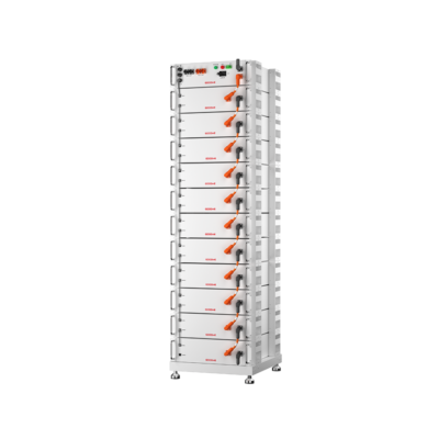 Cấu trúc xếp chồng tiết kiệm diện tích của Pin lithium áp cao GoodWe BAT GW51.2-BAT G10.