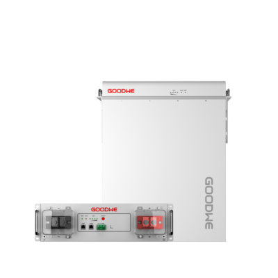 Mặt trước và cổng kết nối chịu tải cao của Pin lithium áp thấp GoodWe Lynx A G3 LX A5.0-30.