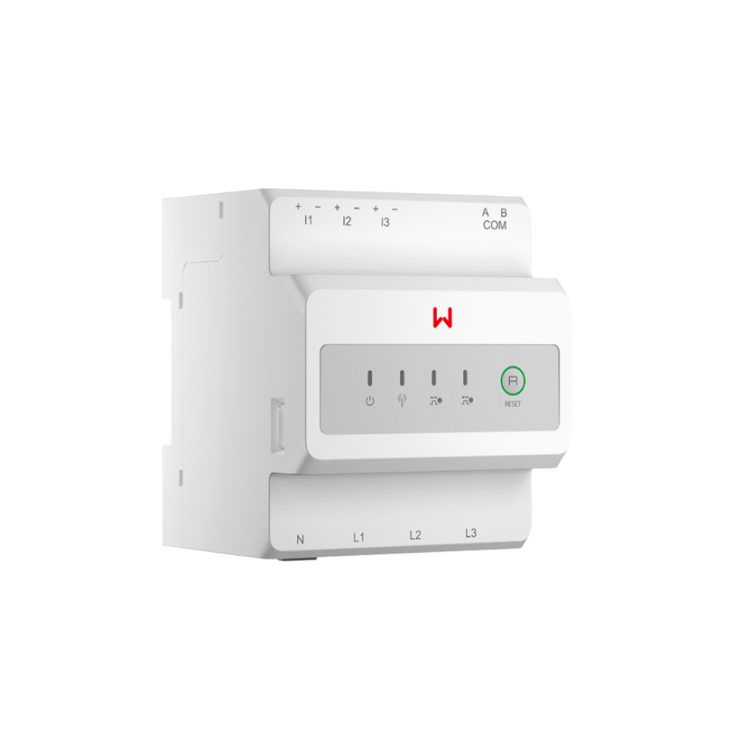 Thiết kế GoodWe Smart Meter GM330 (2) Góc nghiêng phải GoodWe Smart Meter GM330 hỗ trợ dòng đo trực tiếp 80A.