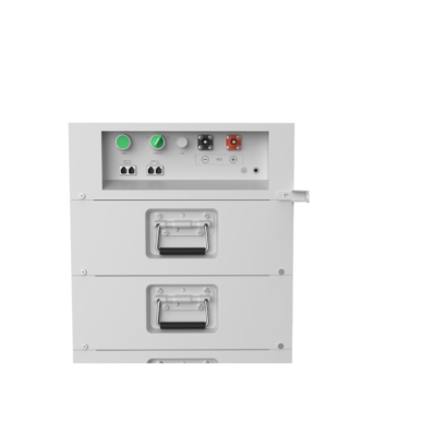 Các module pin Dyness STACK100 5.12kWh với tay cầm tiện lợi.