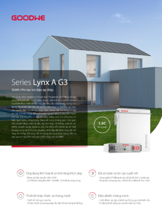 Thông số kỹ thuật Pin lithium áp thấp GoodWe Lynx A G3 LX A5.0-30